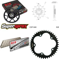 Chain Kit - Steel - for: MV Agusta Brutale 910 R 06-09/Brutale 15-43-112 DID525ZVM-X(S&S) rivet