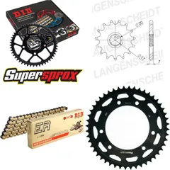 Kettensatz Stahl für: RIEJU MRX50 /Racing [6 x Ø8.5] 01-02/ 12-48-124 DID420NZ3(G&B) Clip