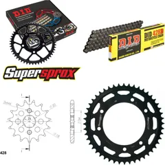 Chain Kit - Steel - for: RIEJU MRT125 Cross /SM /Freejump 12- 15-48-134 DID428D Clip