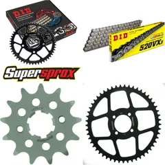 Chain Kit - Steel - for: SACHS Roadster 125 V2 98-03 13-53-120 DID520VX3 rivet