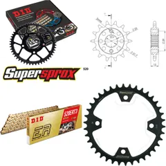 Chain Kit - Steel - for: KYMCO KXR250 Sport 04-07/MXU250 05-10 14-38-094 DID520ERT2(G&G) Clip