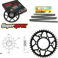 Kettensatz Stahl für: POLARIS Trail Boss 325 01-02/Trail Bl 11-40-078 DID520NZ Clip