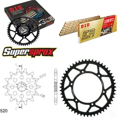 Kettensatz Stahl für: Gas Gas EC125 03-12 13-51-114 DID520ERT2(G&G) Clip
