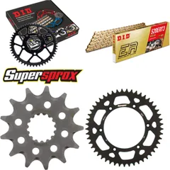 Kettensatz Alu schwarz für: BETA RR300 Enduro 12-15/RR350 13-49-114 DID520ERT2(G&G) Clip