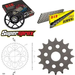 Kettensatz Alu schwarz für: BMW G650 GS 08-11/G650 GS /AB 16-47-112 DID520VX3 Niet
