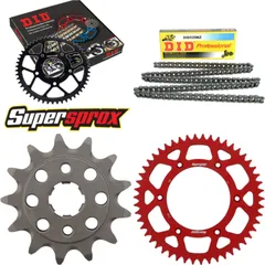 Chain Kit - ALU - red HM CRF230 Easy 04-06 13-50-110 DID520NZ Clip