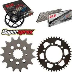 Kettensatz Alu schwarz für: DUCATI 750 Sport 00-01 15-40-098 DID520ZVM-X Endlos