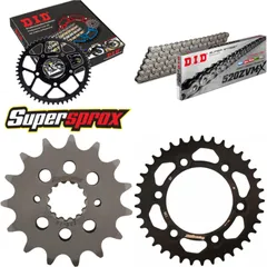 Kettensatz Alu schwarz für: DUCATI 750 SS 91-98/888 Strad 15-37-096 DID520ZVM-X Niet