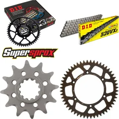 Chain Kit - ALU - black for: HUSQVARNA TC610 92-97 12-52-120 DID520VX3 endless