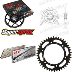 Kettensatz Alu schwarz für: HUSABERG FS450 E /C 04-08/FC6 15-42-118 DID520ZVM-X(S&S) Niet