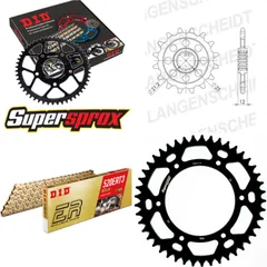 Kettensatz Alu schwarz für: HUSABERG FE650 E 03-08 15-45-114 DID520ERT2(G&G) Clip