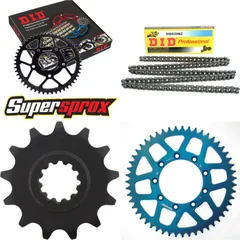 Kettensatz Alu blau TM Cross 125 03-12 13-51-114 DID520NZ Clip