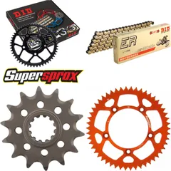 Chain Kit - ALU - orange for: KTM SX65 02-11 14-50-112 DID420NZ3(G&B) Clip