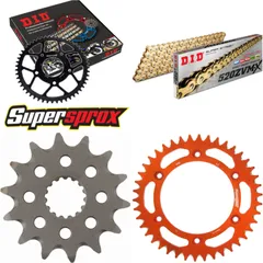 Chain Kit - ALU - orange for: KTM EXC200 Enduro 00-11 14-42-118 DID520ZVM-X(G&G) rivet