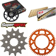 Chain Kit - ALU - orange for: KTM EXC125 Enduro 13-13 14-50-120 DID520ZVM-X(G&G) rivet