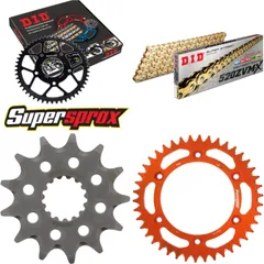 Chain Kit - ALU - orange for: KTM Sting 125 97-00 13-42-108 DID520ZVM-X(G&G) rivet