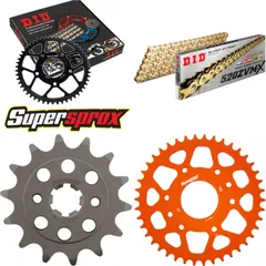 Chain Kit - ALU - orange for: KTM 200 Duke 15- 14-42-118 DID520ZVM-X(G&G) rivet