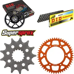 Chain Kit - ALU - orange for: KTM SX250 4T 13-13 13-50-114 DID520 Clip