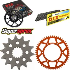 Chain Kit - ALU - orange for: KTM SX250 F 18- 14-51-118 DID520 Clip