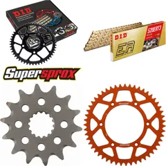 Chain Kit - ALU - orange for: KTM SX250 F 18- 14-51-118 DID520ERT2(G&G) Clip