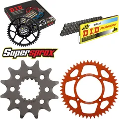 Chain Kit - ALU - orange for: KTM Freeride 13-16 12-48-110 DID520 Clip