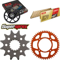 Chain Kit - ALU - orange for: KTM Freeride 13-16 12-48-110 DID520ERT2(G&G) Clip