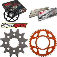 Chain Kit - ALU - orange for: KTM Freeride 13-16 12-48-110 DID520ZVM-X(S&S) endless