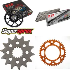 Chain Kit - ALU - orange for: KTM SMR450 04-14 14-45-120 DID520ZVM-X endless
