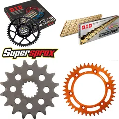 Chain Kit - ALU - orange for: KTM 625 SXC 03-05 16-40-110 DID520ZVM-X(G&G) rivet
