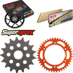 Chain Kit - ALU - orange for: KTM Supermoto 640 LC4 99-06 17-42-110 DID520ZVM-X(G&G) endless