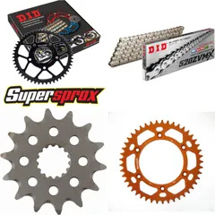Chain Kit - ALU - orange for: KTM SX200 00-06 14-45-112 DID520ZVM-X(S&S) endless