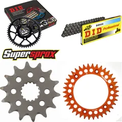Chain Kit - ALU - orange for: KTM EXC250 F Enduro 07-15 14-38-118 DID520 Clip