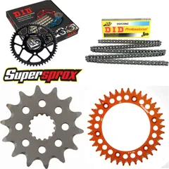 Chain Kit - ALU - orange for: KTM EXC250 F Enduro 07-15 14-38-118 DID520NZ Clip
