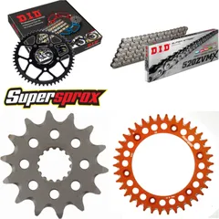 Chain Kit - ALU - orange for: KTM EXC250 F Enduro 07-15 14-38-118 DID520ZVM-X rivet