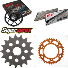 Chain Kit - ALU - orange for: KTM EGS620 LC4-E Adventurer 97 17-45-118 DID520ZVM-X rivet