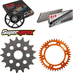 Chain Kit - ALU - orange for: KTM Supermoto Competition 625 17-40-118 DID520ZVM-X endless