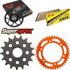 Chain Kit - ALU - orange for: KTM Super Adventure 14-15 17-42-120 DID525VX3(G&B) rivet