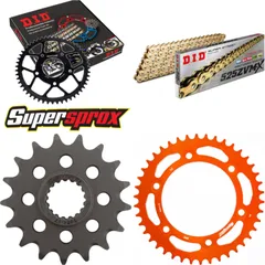 Chain Kit - ALU - orange for: KTM Super Adventure 14-15 17-42-120 DID525ZVM-X(G&G) endless
