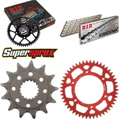 Chain Kit - ALU - red for: HONDA CR250 R 94-95 13-49-114 DID520ZVM-X(S&S) rivet