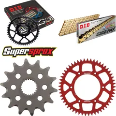 Chain Kit - ALU - red for: HONDA CRF250 X 04-06 14-53-120 DID520ZVM-X(G&G) endless