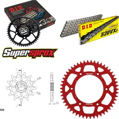 Chain Kit - ALU - red for: HONDA CRF230 F 04-08 13-50-114 DID520VX3 rivet