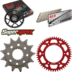 Chain Kit - ALU - red for: HONDA CRF450 R 04-08 13-48-114 DID520ZVM-X(S&S) endless