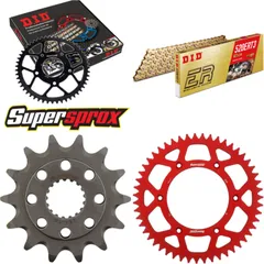 Chain Kit - ALU - red for: HONDA CR250 R 88-89 14-51-116 DID520ERT2(G&G) Clip