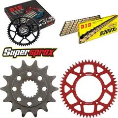 Chain Kit - ALU - red for: HONDA CR250 R 90-91 14-53-116 DID520VX3(G&B) endless
