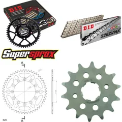 Chain Kit - ALU - black for: HONDA CL250 SC 82-83 14-51-106 DID520ZVM-X(S&S) endless