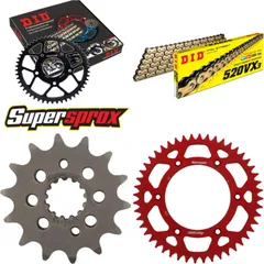 Chain Kit - ALU - red for: HONDA XR650 R 00-07 14-48-110 DID520VX3(G&B) endless