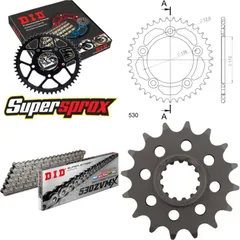 Kettensatz Alu schwarz für: HONDA CBF1000 F 11-13/CBF1000 16-41-114 DID530ZVM-X Endlos