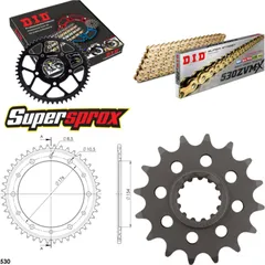 Kettensatz Alu schwarz für: HONDA CB1000 R 08-15/CB1000 R 16-44-116 DID530ZVM-X(G&G) Endlos