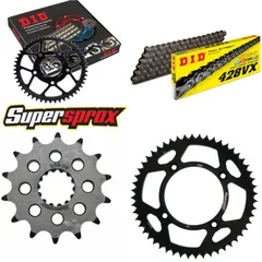 Kettensatz Alu schwarz für: YAMAHA YZ85 /LW 19``/16`` 0 14-52-124 DID428VX Clip