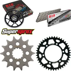 Chain Kit - ALU - black for: YAMAHA YZF R3 350 14- 14-43-112 DID520ZVM-X rivet